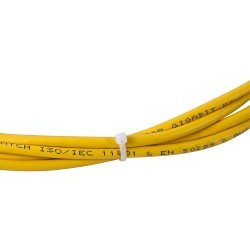 GB® 46-104 Cable Tie, 4 in Length, 0.095 in Width, 0.035 in Thickness, Nylon 6.6, Natural