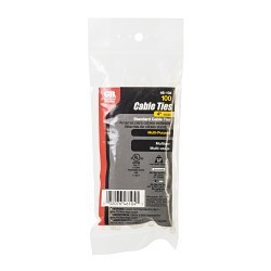 GB® 46-104 Cable Tie, 4 in Length, 0.095 in Width, 0.035 in Thickness, Nylon 6.6, Natural