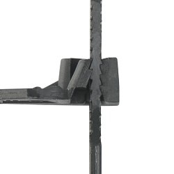 GB® 46-206UVB Cable Tie, 6 in Length, 0.13 in Width, 0.055 in Thickness, Nylon 6.6, UV Black