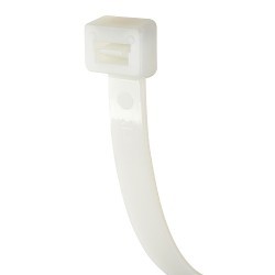 GB® 46-421 Cable Tie, 21 in Length, 0.35 in Width, 0.07 in Thickness, Nylon 6.6, Natural