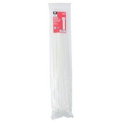 GB® 46-421 Cable Tie, 21 in Length, 0.35 in Width, 0.07 in Thickness, Nylon 6.6, Natural