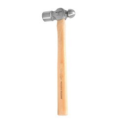 GreatNeck® BP32 Ball Pein Hammer, Ball Pein, 32 oz Drop Forged Steel Head, Hickory Wood Handle