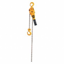 HARRINGTON LB008-10 Chain Hoist, 1500 lb, 54 lb Pull to Lift, 11 ft Chain Length, 7/8 in Hook Opening