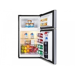 Hisense LCT33D6ASE Mini Fridge, 2.3 cu-ft Refrigerator, 1 cu-ft Freezer, 33.7 in Overall Height, 18.7 in Overall Width, 21-1/2 in Overall Depth