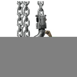 JET® 133121 AL100 Aluminum Hand Manual Chain Hoist, 1.5 ton Load, 10 ft H Lifting, 13-13/16 in Min Between Hooks, 2-1/16 in Hook Opening, 72 lb Rated