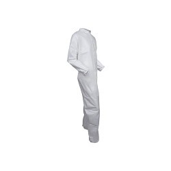 Kimberly-Clark Professional KleenGuard™ 46004 Coverall, X-Large, White, Microforce Barrier SMS Fabric