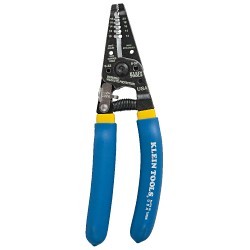 Klein® 11055 Wire Stripper, Solid and Stranded, 10-18 Solid, 12-20 Stranded AWG, Shearing: 6-32, 8-32