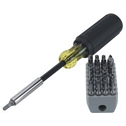 Klein® 32510 Screwdriver Set, 32 Piece, No Insulated, Screwdriver Types Included: Magnetic