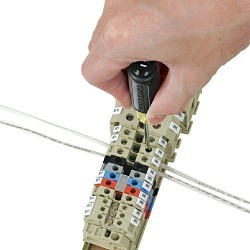 Klein® 612-4 Fixed Blade Screwdriver, Cabinet Point, 1/8 in Point, Steel Shank, 7-3/4 in Overall Length, Specifications Met: ASME B107, No Insulated, No Magnetized Tip
