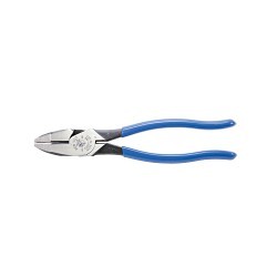 Klein® D2000-9NE Lineman's Plier, 1.375 in Nominal Capacity, Cross-Hatched Knurled Jaw, 1.25 W x 1.594 L x 0.6 T in Jaw, 9.33 in Overall Length, Induction Hardened Cut Type, No Insulated