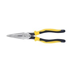 Klein® J203-8 Needle Nose Cutting Plier, 2.32 in Jaw Length, 1.02 in Jaw Width, 8.42 in Overall Length