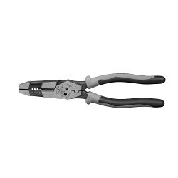Klein® J215-8CR High Leverage Side Cutting Plier, 1.5 in Nominal Capacity, 1.083 W x 2.04 L x 0.5 T in Jaw, 8.232 in Overall Length, No Insulated