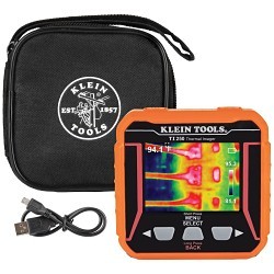 Klein® TI250 Thermal Imager, TFT LCD, -4 to 752 deg F, 10800 Pixels Resolution, Lithium-Ion Batteries