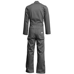 LAPCO FR™ CVEFR7GY Coverall, Men, X-Large, Gray, Cotton