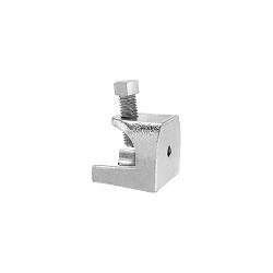 Beam Clamp, 5/16-18 in Rod, 3/4 in Thickness, 525 lb, Zinc Plated Iron