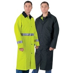 MCR Safety Luminator® 7368CRX3 Reversible Coat, Lime/Black, Nylon/PVC, 63 in Chest, 3X-Large