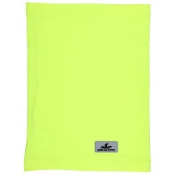 MCR Safety IG8 Hi-Vis Lime Insulated Neck Gaiter, Polyester Spandex Fleece Stretch Fabric, One Size Fits All