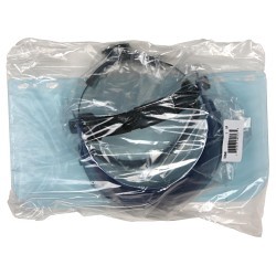 MCR Safety MCR103540 Face Shield Headgear, Blue (Headgear)/Clear (Sheild), Polycarbonate (Frame and Lens), Ratchet Adjustment