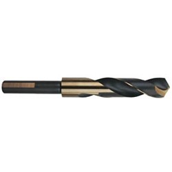 MORSE® MORSE® 19064 Reduced Shank Drill Bit, 1.0312 in Drill Size - Decimal Inch, 1/2 in Shank