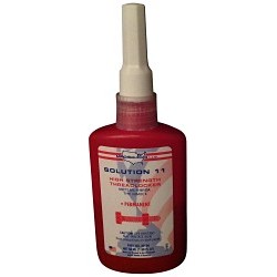 MRO Solutions 40113 Anaerobic Threadlocker, 50 ml Container, Bottle Container, Liquid Form, Red