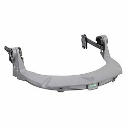 MSA Safety 10121267 Face shield Frame, For Use With: Msa V-gard, Msa Slotted Cap, Plastic, Gray