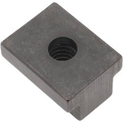 T-Slot Nut, Imperial, 5/16-18 in, 7/16 in Slot, 7/8 in Length, 7/32 in Height, Steel