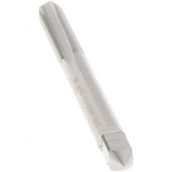Machine Tap, 10-32 Thread, H3 Thread Limit, Plug Chamfer, 3 Flutes, Bright, Cobalt Steel