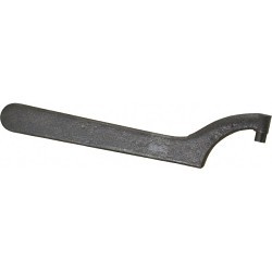 Pin Spanner Wrench, 2-1/2 in, 0.28 in Pin Dia, 7 in Overall Length, Steel