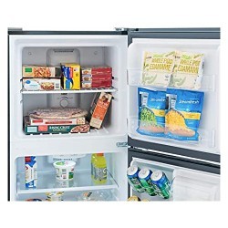 Magic Chef HMDR1000BE Refrigerator, 7.4 cu-ft Refrigerator, 2.7 cu-ft Freezer, 59.4 in Overall Height, 23.6 in Overall Width, 26 in Overall Depth