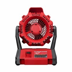 Milwaukee® 0886-20 Jobsite Fan, Bare Tool, 18 V, 3 Speed, 284 cfm, 7 in Blade Dia