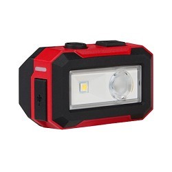 Milwaukee® 2012R Rechargeable Magnetic Headlamp and Task Light, Led Bulb, 450 Lumens, Red