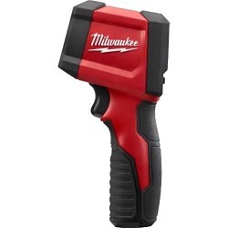 Milwaukee® 2267-20 Infrared Thermometer, -22 to 1022 deg F, +/-2 % Accuracy, 10:1 Focus Spot, 0.95 Fixed Emissivity, 9 VDC Alkaline Battery