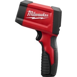 Milwaukee® 2268-20 Infrared Thermometer, -22 to 1472 deg F, +/-1.8 % Accuracy, 12:1 Focus Spot, 0.96 Fixed Emissivity, 9 VDC Alkaline Battery