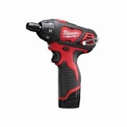 Milwaukee® 2401-21 Cordless Screwdriver Kit, Kit, 1/4 in Chuck, 12 VDC, 175 in-lb, Lithium-Ion Battery, Battery Included: Yes