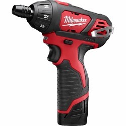 Milwaukee® 2401-22 Cordless Impact Screwdriver, Hex Drive, 1/4 in Drive, 175 lb-in, Battery Included: Yes