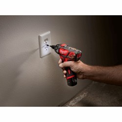 Milwaukee® 2401-22 Cordless Impact Screwdriver, Hex Drive, 1/4 in Drive, 175 lb-in, Battery Included: Yes