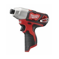Milwaukee® 2462-20 Impact Driver, Hex Drive, 1/4 in Drive, 1000 in-lb Torque, 12 VDC, 6-1/2 in Overall Length