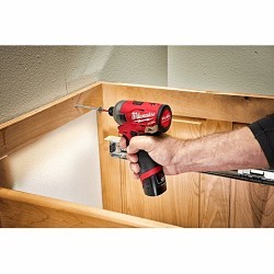Milwaukee® 2551-22 Hydraulic Driver Kit, Hex Drive, 1/4 in Drive, 450 in-lb Torque, 12 VDC, 5.2 in Overall Length, Battery Included: Yes