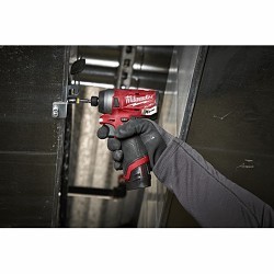 Milwaukee® 2553-20 Impact Driver, Hex Drive, 1/4 in Drive, 1300 in-lb Torque, 12 VDC, 5.1 in Overall Length