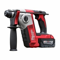 Milwaukee® 2612-22 Rotary Hammer, 5/8 in Chuck, SDS Plus Chuck, 0 to 1300 rpm No-Load, Lithium-Ion Battery, Battery Included: Yes