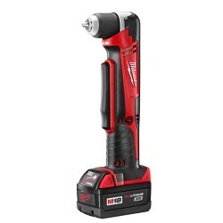 Milwaukee® 2615-21  Right Angle Drill Kit, 3/8 in Drive, 125 in-lb Torque, 18 VDC, 11-1/4 in Overall Length, Battery Included: Yes