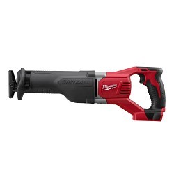 Milwaukee® 2621-20 Cordless Reciprocating Saw, 1-1/8 in Stroke, 0-3000 spm, Inline Cut Type, 18 VDC, Battery Included: No, 18 in Overall Length, Straight