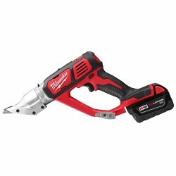 Milwaukee® 2635-22 Double Cut Shear Kit, Kit, Cutting Capacity: 20 ga Stainless Steel, 18 ga Steel, 2500 spm, Pistol Grip, 15.2 in Overall Length, Lithium-Ion Battery, Battery Included: Yes