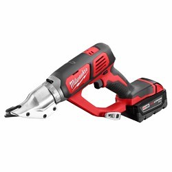 Milwaukee® 2635-22 Double Cut Shear Kit, Kit, Cutting Capacity: 20 ga Stainless Steel, 18 ga Steel, 2500 spm, Pistol Grip, 15.2 in Overall Length, Lithium-Ion Battery, Battery Included: Yes