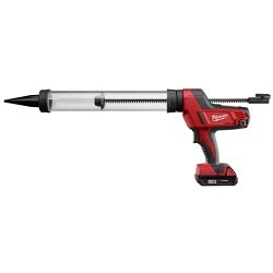 Milwaukee® 2643-21CT Cordless Caulking and Adhesive Gun, Kit, 950 lb Dispensing Force, 18 V, Lithium-Ion Battery