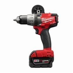 Milwaukee® M18 FUEL™ 2704-22 Cordless Hammer Drill/Driver Kit, 1/2 in Keyless Chuck, 18 VDC, 0 to 550/0 to 2000 rpm No-Load, Lithium-Ion Battery