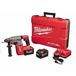 Milwaukee® 2712-22HD Rotary Hammer, 1 in Chuck, 0 to 1400 rpm No-Load, Lithium-Ion Battery, Battery Included: Yes