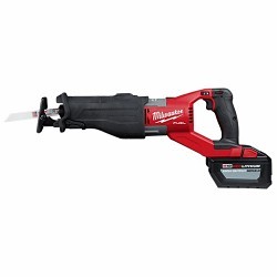 Milwaukee® 2722-21HD Cordless Reciprocating Saw, 1-1/4 in Stroke Length, 0 to 3000 spm Strokes per Minute, Battery Included: Yes, 3-3/4 in Overall Length