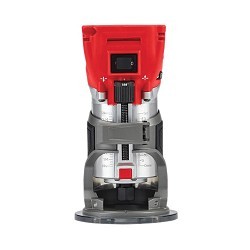 Milwaukee® M12™ M18 FUEL™ 2723-20 Cordless Compact Router, 10000 to 31000 rpm, 12 V, Lithium-Ion Battery, Round Base, For Use On Plunge Base and Offset Base Attachments