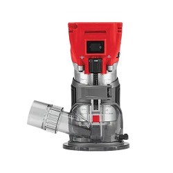 Milwaukee® M12™ M18 FUEL™ 2723-20 Cordless Compact Router, 10000 to 31000 rpm, 12 V, Lithium-Ion Battery, Round Base, For Use On Plunge Base and Offset Base Attachments